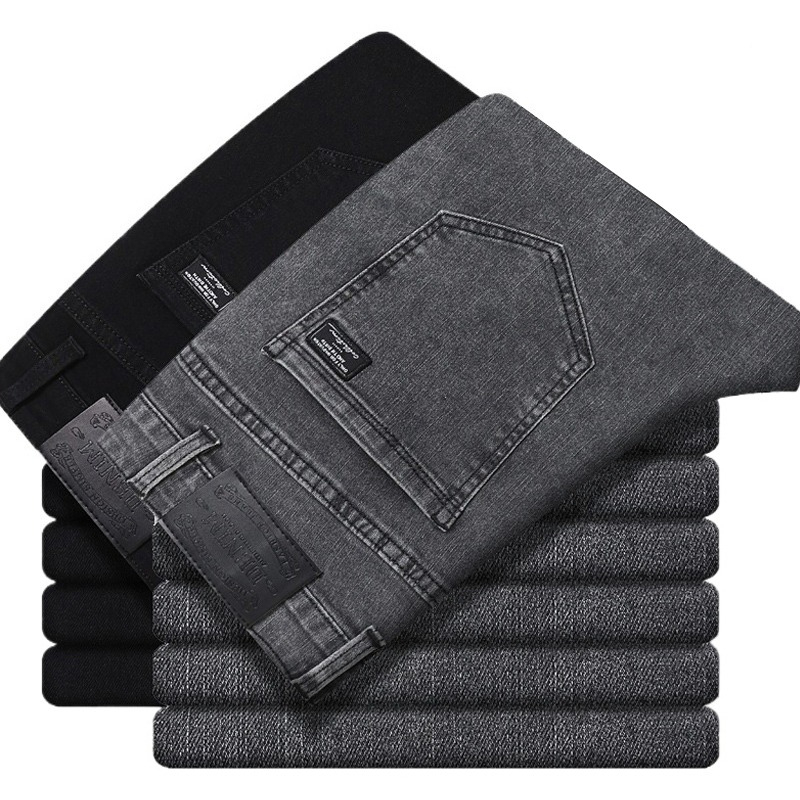Levis Jeans 501 - Nieuwe stretch-rechte jeans voor heren, zakelijk,