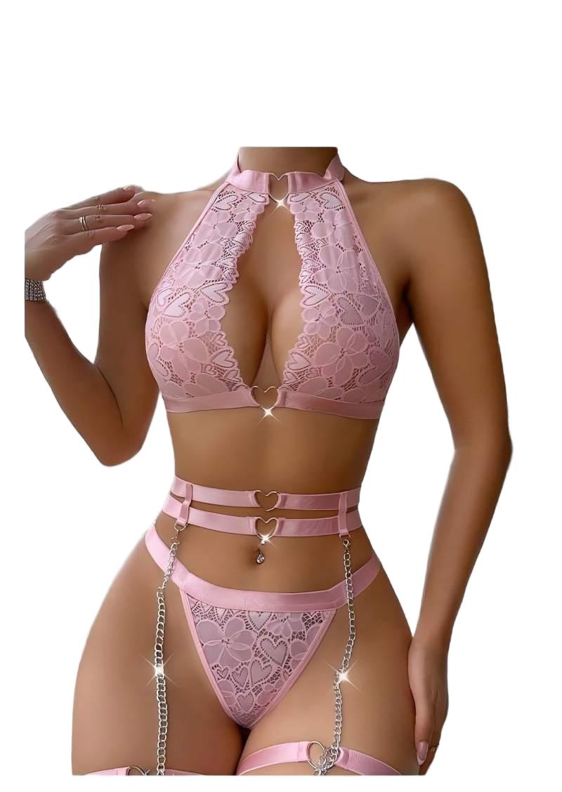 Sexy lingerie set push-up kant - Lace Bralette Set recensie en prijs